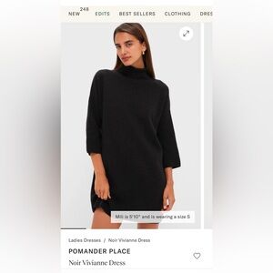 New in Bag: Pomander Place Noir Vivienne Dress or Tunic w/ Metallic Thread